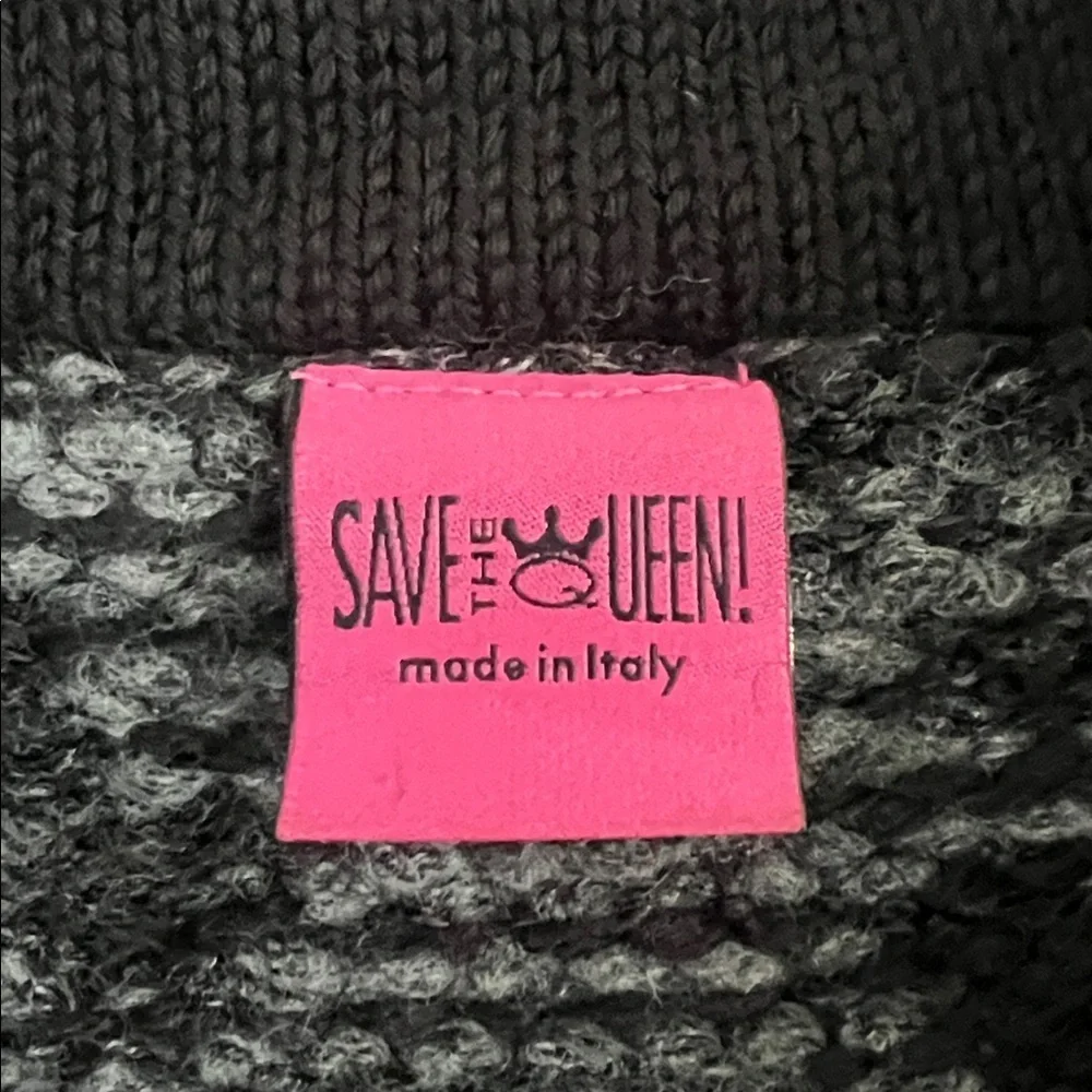 Save the Queen Mohair Blend Y2K Style Cardigan - Picture 8 of 15